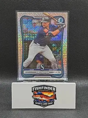 2026 Bowman Chrome Cal Raleigh #13 Mojo Refractor Seattle Mariners - Baseball Card Single