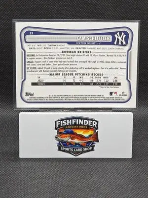 2026 Bowman Chrome Cam Schlittler New York Yankees (RC) Mojo Refractor #53