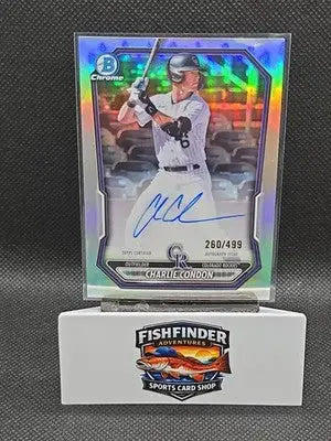 2026 Bowman Chrome Charlie Condon #CPA-CC Refractor Auto /499 Rockies - Baseball Card Single