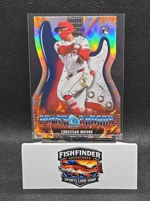 2026 Bowman Chrome Christian Moore Power Chords Die Cut #PC-19 - Baseball Card Single