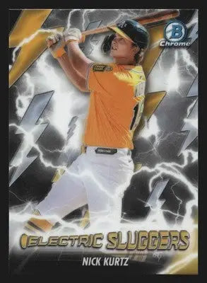 2026 Bowman Chrome Electric Sluggers #ES-22 Nick Kurtz A’s