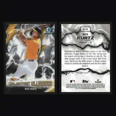 2026 Bowman Chrome Electric Sluggers #ES-22 Nick Kurtz A’s