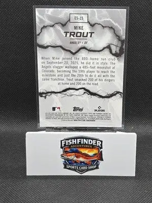 2026 Bowman Chrome Electric Sluggers Mike Trout #ES-25 - Baseball Card Single