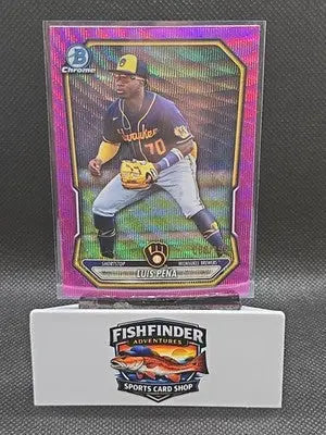 2026 Bowman Chrome Luis Pena #BCP-120 Fuchsia Wave Refractor /199 Brewers