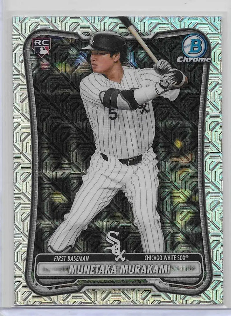 2026 Bowman Chrome Mega #9 Munetaka Murakami RC Chrome Mojo Refractor (1290) - Baseball Card Single