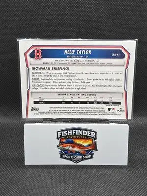2026 Bowman Chrome Nelly Taylor #CPA-NT 1st Bowman Purple Refractor /250 - Baseball Card Single