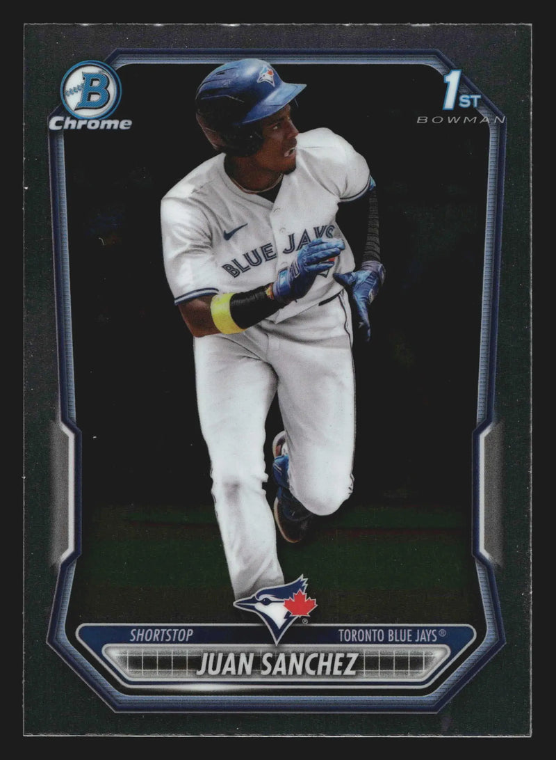 2026 Bowman Chrome Prospects #BCP-25 Juan Sanchez 1st Bowman Blue Jays