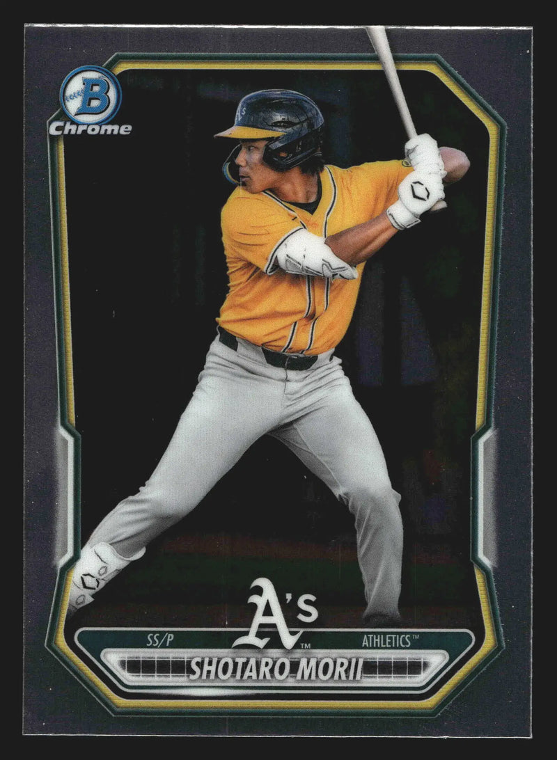 2026 Bowman Chrome Prospects #BCP-48 Shotaro Morii Athletics - Baseball Card Single