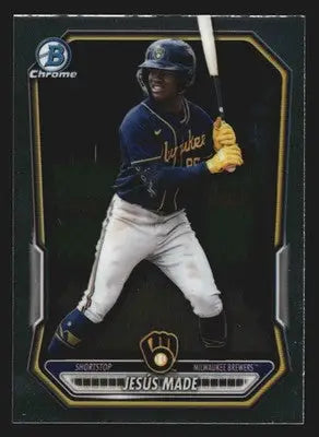 2026 Bowman Chrome Prospects Jesus Made #BCP-96 Milwaukee Brewers - Baseball Card Single