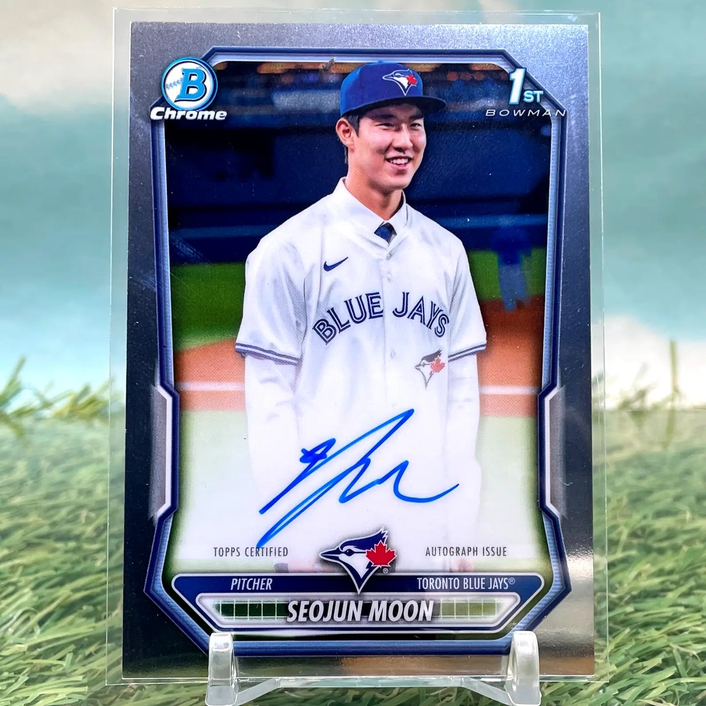 2026 Bowman Chrome Seojun Moon 1st Bowman Auto Blue Jays CPA-MS - Baseball Card Single