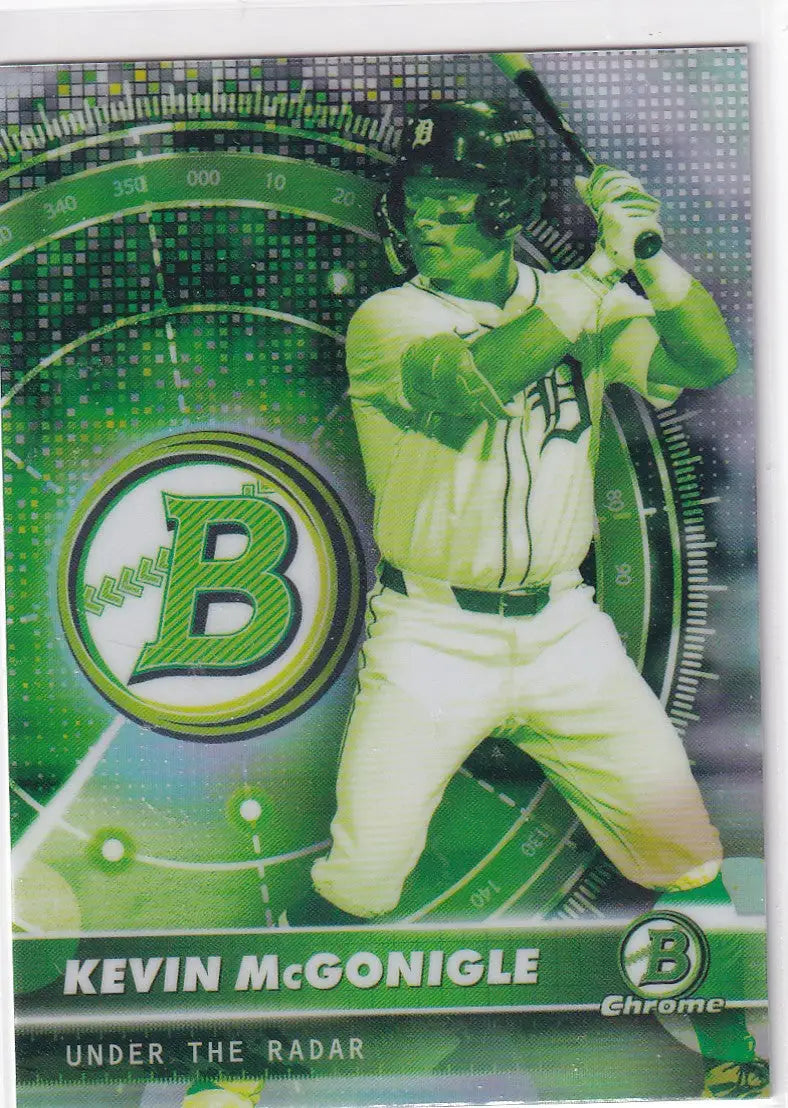 2026 BOWMAN CHROME #UR-1 KEVIN MCGONIGLE RADAR REFRACTOR- DETROIT TIGERS - Baseball Card Single