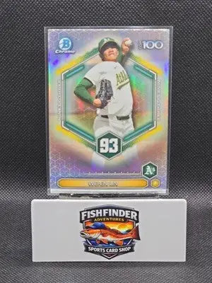 2026 Bowman Chrome - WEI-EN LIN - Top 100 #BTP-94 - Oakland Athletics