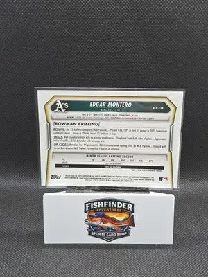 2026 Bowman Edgar Montero 1st Chrome Purple RayWave /250 #BCP-139 Athletics - Baseball Card Single