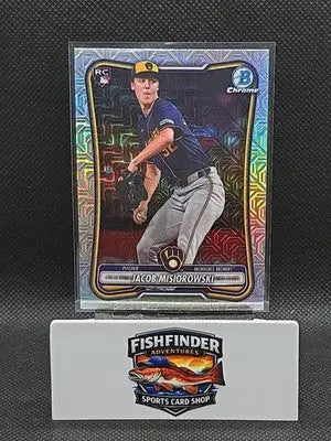 2026 Bowman Jacob Misiorowski Mojo Refractor RC #35 Brewers