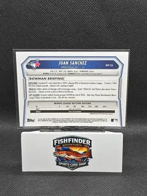 2026 Bowman Juan Sanchez 1st Mojo Refractor Blue Jays BCP-25 - Baseball Card Single