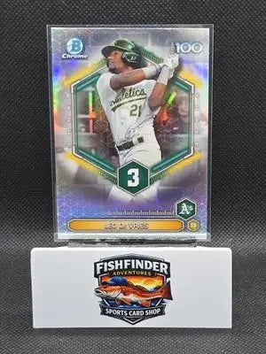 2026 Bowman Leo De Vries #3 of Top 100 Prospects - BTP-3 - Oakland Athletics - Baseball Card Single