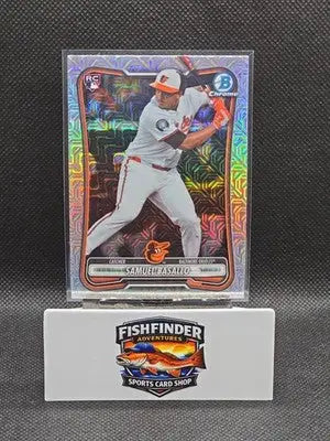 2026 Bowman Mega Box Samuel Basallo #93 RC Bowman Chrome Mojo Refractor - Baseball Card Box