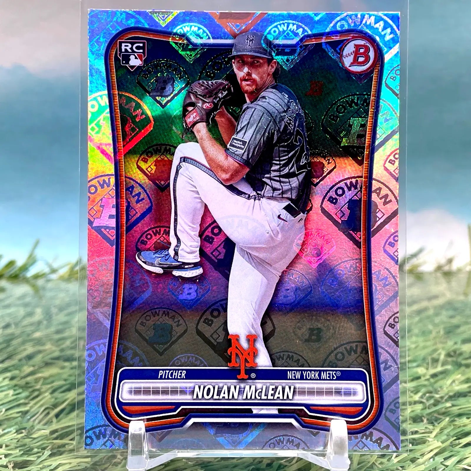 2026 Bowman Nolan McLean #85 Bowman Retro Logo (RC) New York Mets SSP