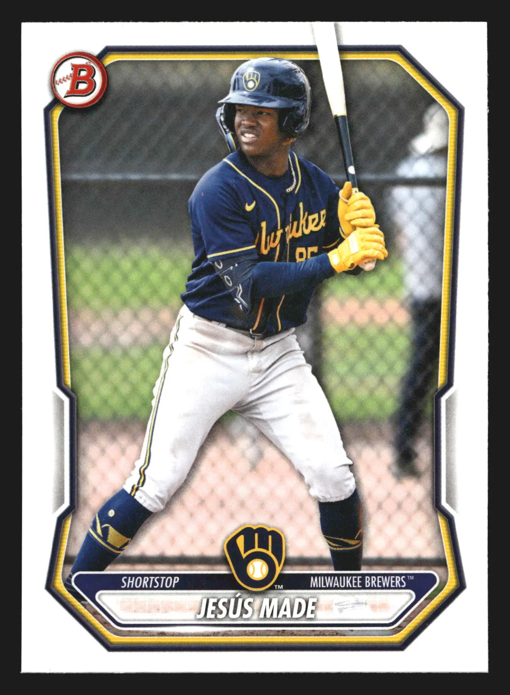 2026 Bowman Prospects Jesus Made #BP-96 Milwaukee Brewers - Baseball Card Single