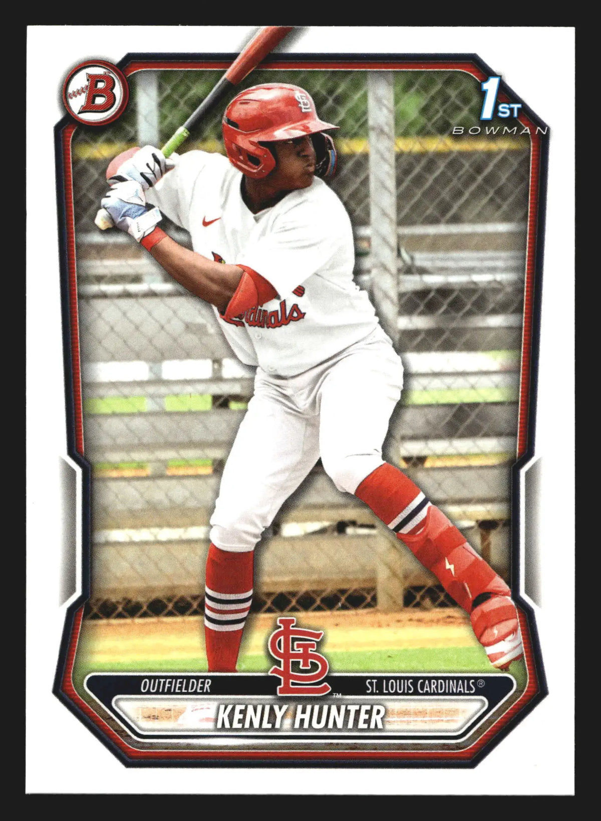2026 Bowman Prospects Kenly Hunter #BP-130 1st Bowman St. Louis Cardinals - Baseball Card Single