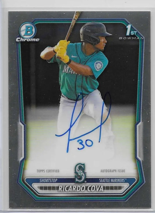 2026 Bowman Ricardo Cova Auto Mariners (1232)