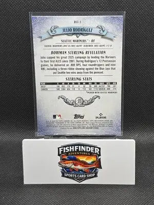 2026 Bowman Sterling Julio Rodriguez Mojo Refractor #BST-3 - Baseball Card Single
