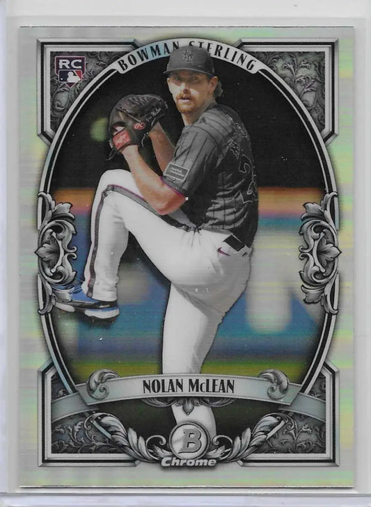2026 Bowman Bowman Sterling Nolan McLean RC BST-8 1236 - Baseball Card Single