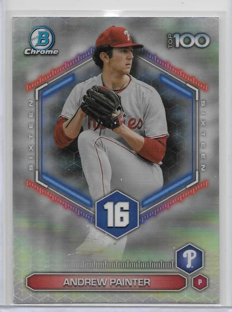 2026 Bowman Top 100 Andrew Painter #BTP-16 Phillies 1235 - Baseball Card Single