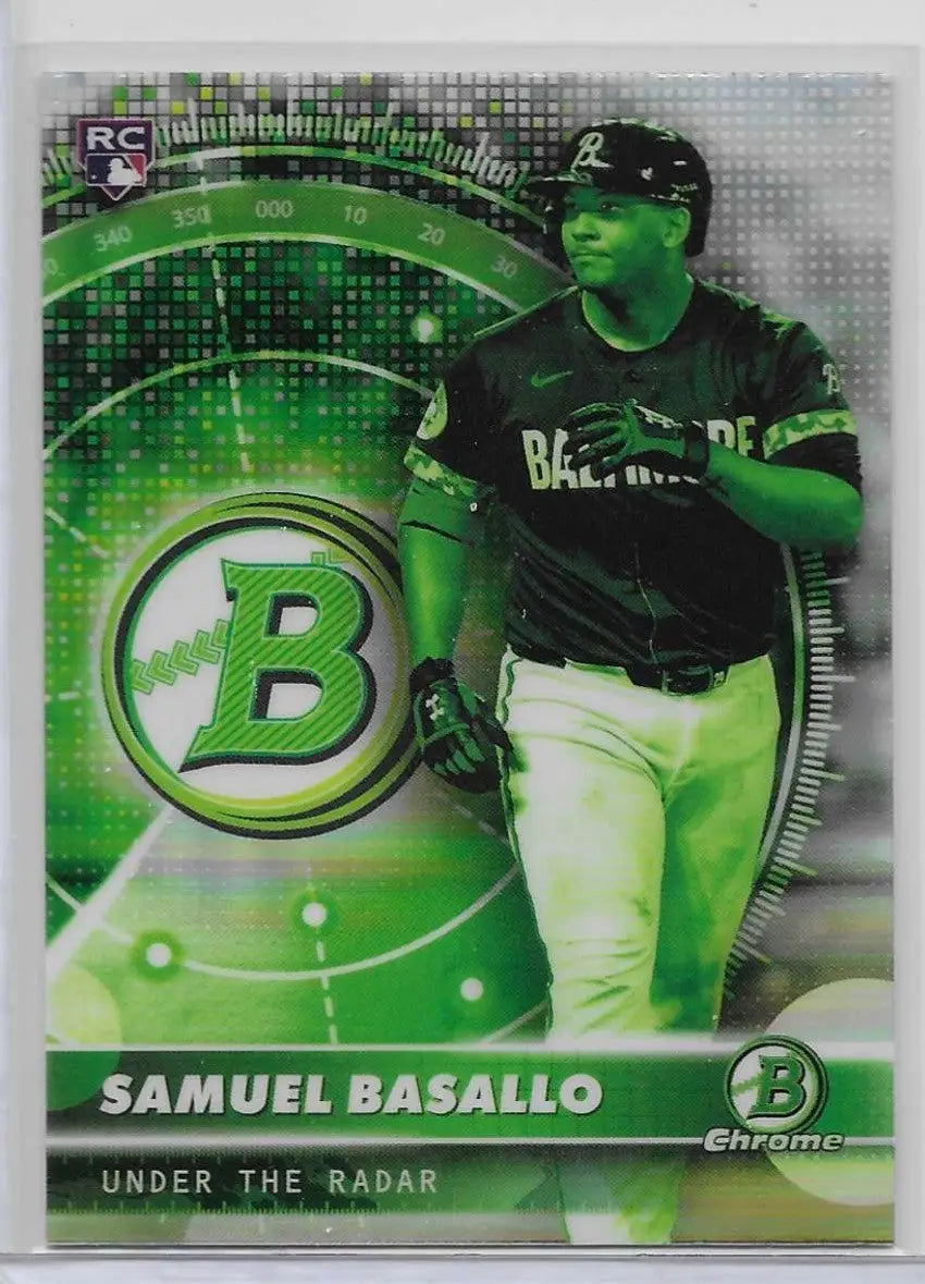 2026 Bowman Under the Radar Samuel Basallo RC UR-16 1237 - Baseball Card Single