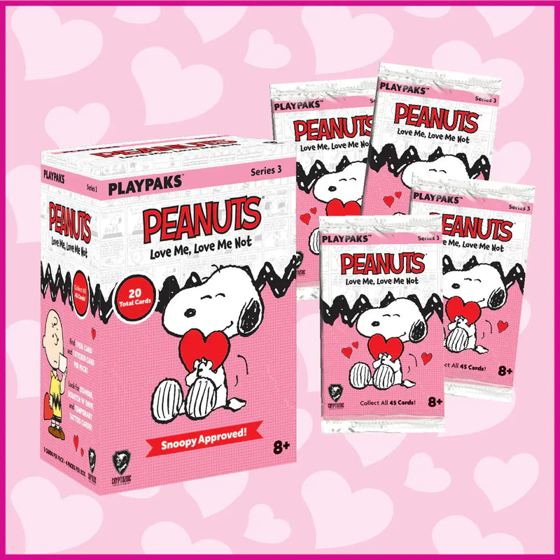 2026 Cryptozoic Peanuts Playpaks Series 3: Love Me Love Me Not Blaster Box - Other