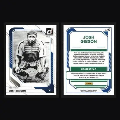 2026 Donruss #90 Josh Gibson Homestead Grays HOF - Baseball Card Single