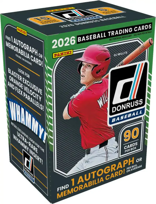 2026 Donruss Baseball Factory Sealed Blaster Box - Baseball Card Box