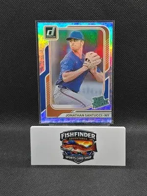 2026 Donruss Baseball Jonathan Santucci #138 Rated Prospect Rocket Emoji NY Mets