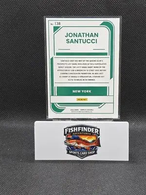 2026 Donruss Baseball Jonathan Santucci #138 Rated Prospect Rocket Emoji NY Mets