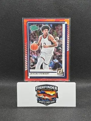 2026 Donruss Basketball Jaylin Stewart #59 Rated Prospect Red /249 - Basketball Card Single