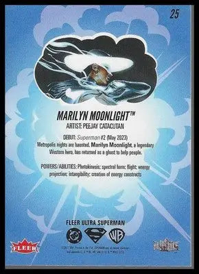 2026 Fleer Ultra Superman #25 Marilyn Moonlight