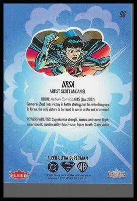 2026 Fleer Ultra Superman #96 Ursa