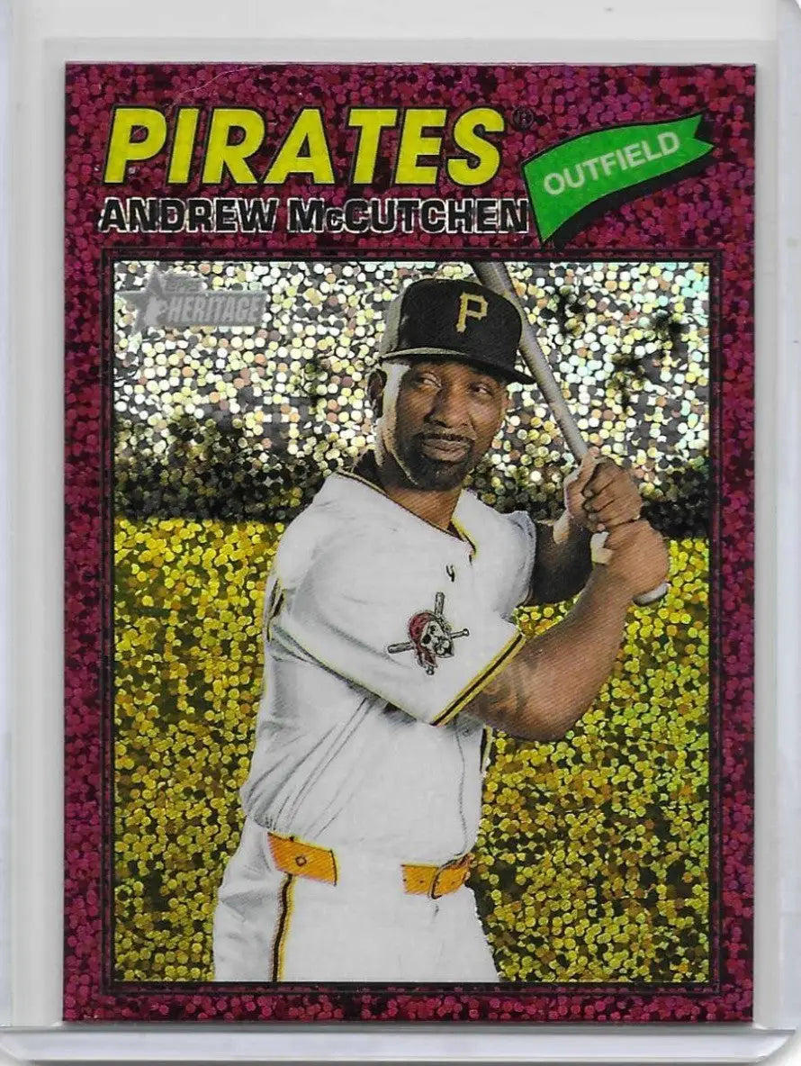 2026 Heritage Purple Sparkle Andrew McCutchen (1123) - Baseball Card Single