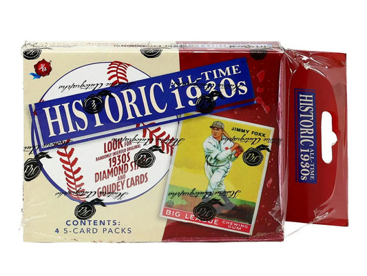 2026 Historic Autographs All-Time 1930s Baseball Hobby Box | Columbia Sports Cards - Baseball Card Box