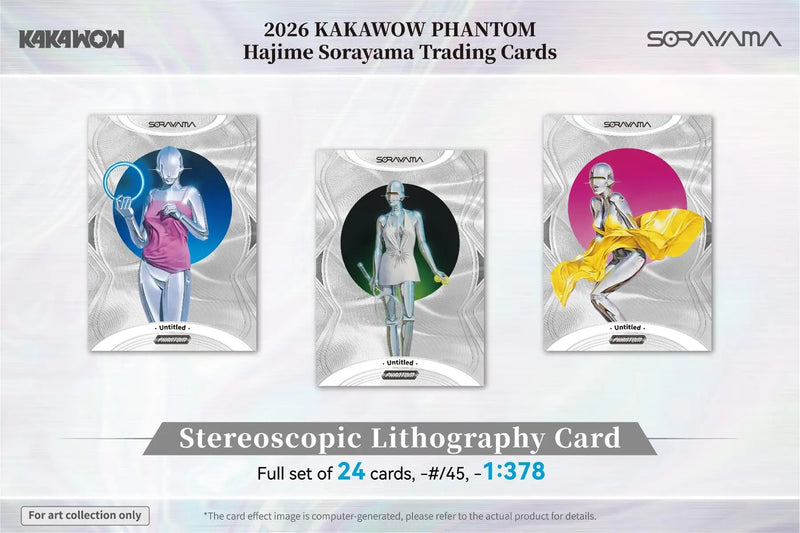 2026 Kakawow Phantom Hajime Sorayama Trading Card Box - Non-Sport Sealed