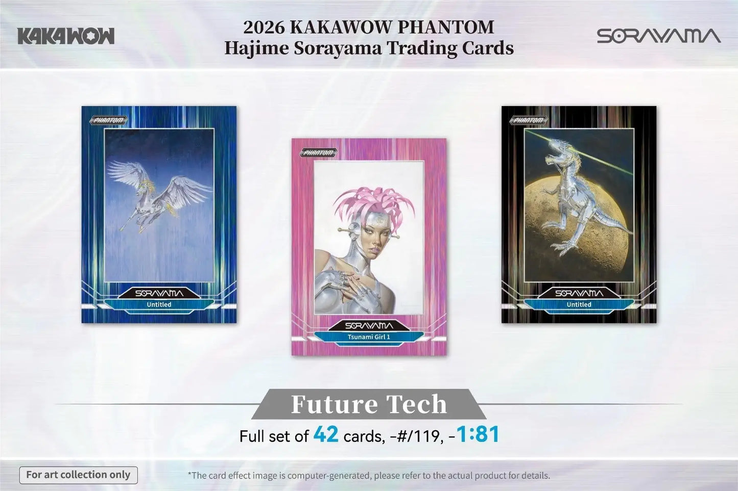 2026 Kakawow Phantom Hajime Sorayama Trading Card Box - Non-Sport Sealed