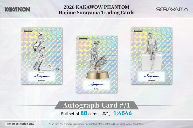 2026 Kakawow Phantom Hajime Sorayama Trading Card Box - Non-Sport Sealed