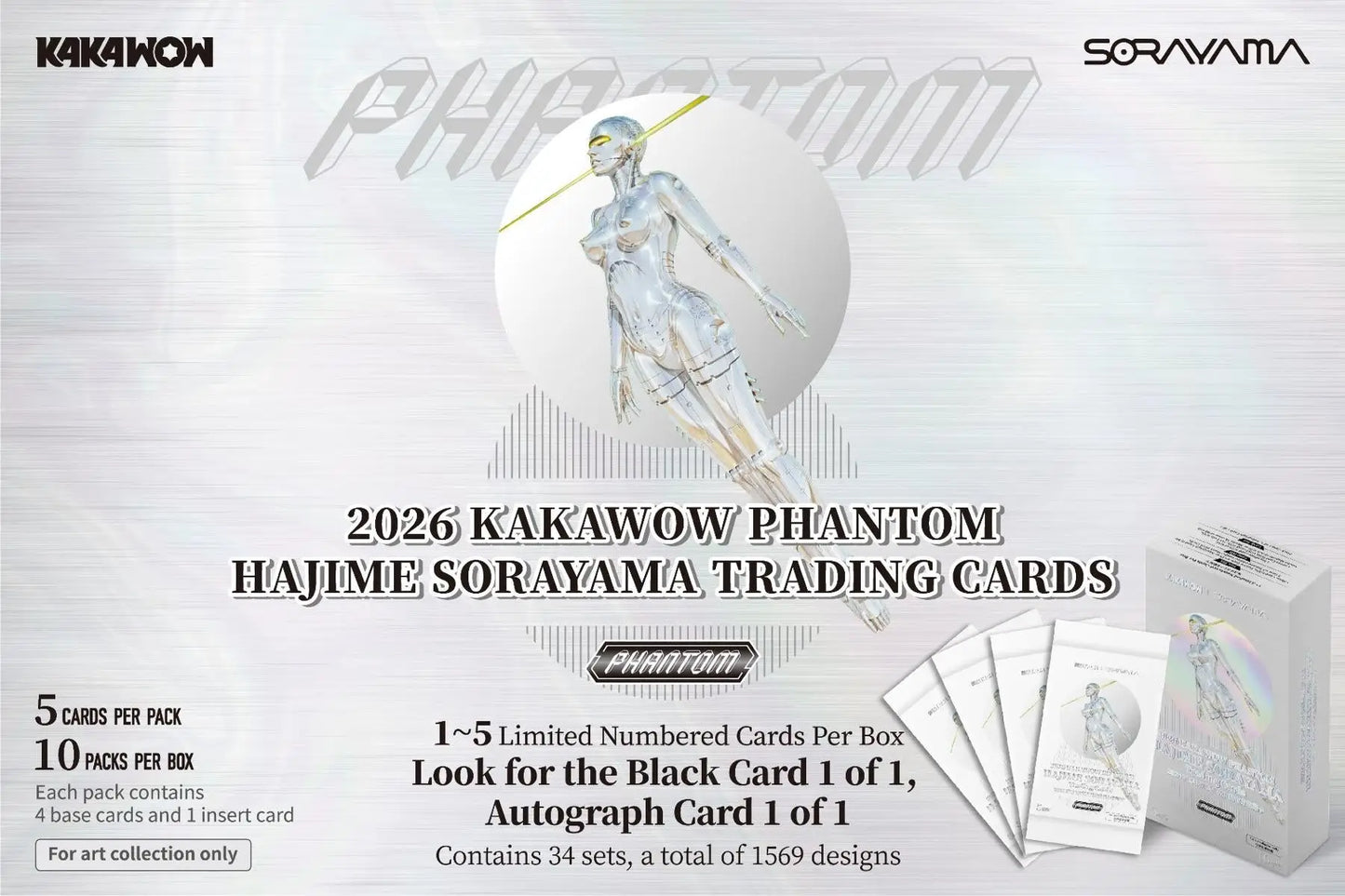2026 Kakawow Phantom Hajime Sorayama Trading Card Box - Other