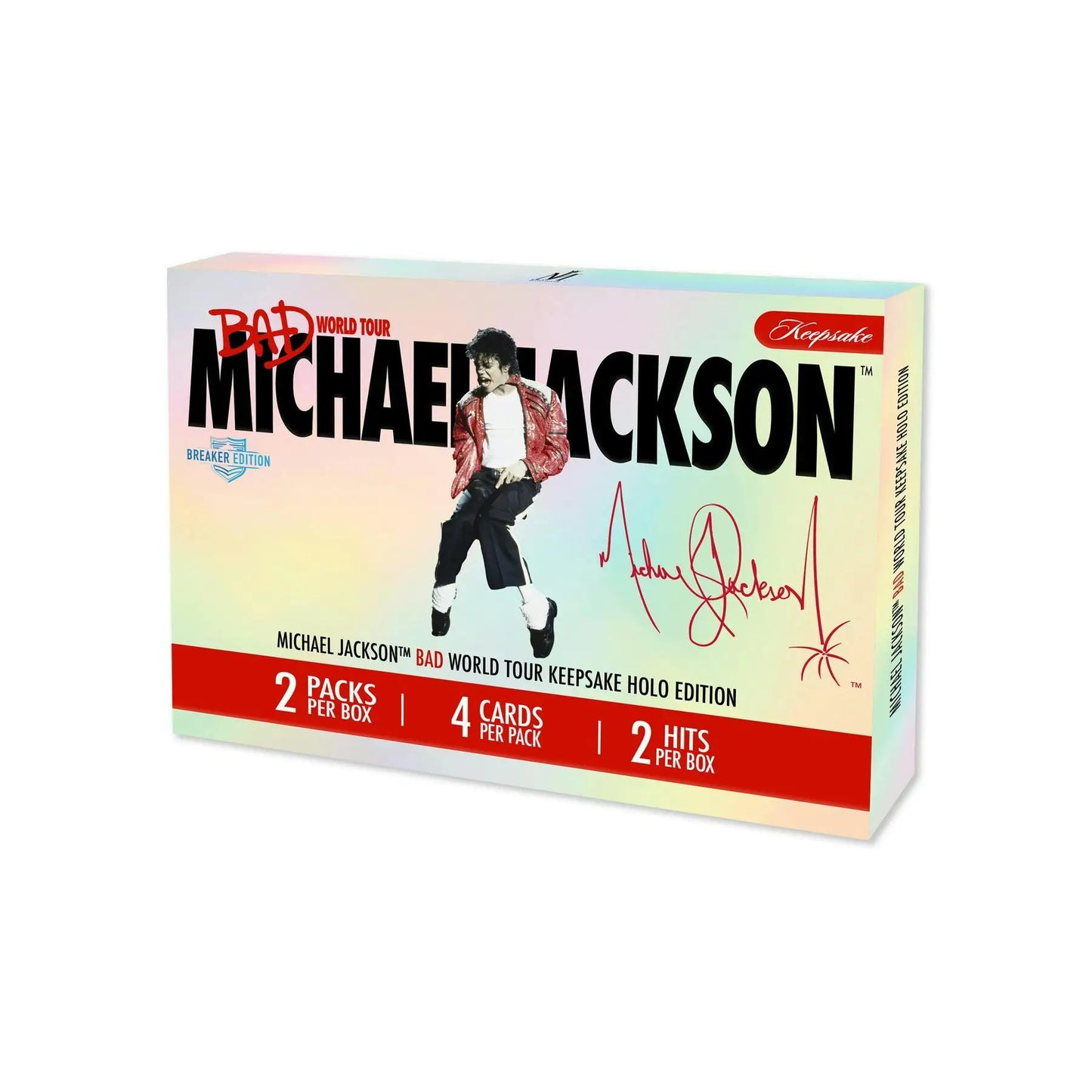 2026 Keepsake Michael Jackson Bad World Tour Holo Breakers Edition Box | Columbia Sports Cards - Entertainment Card Box