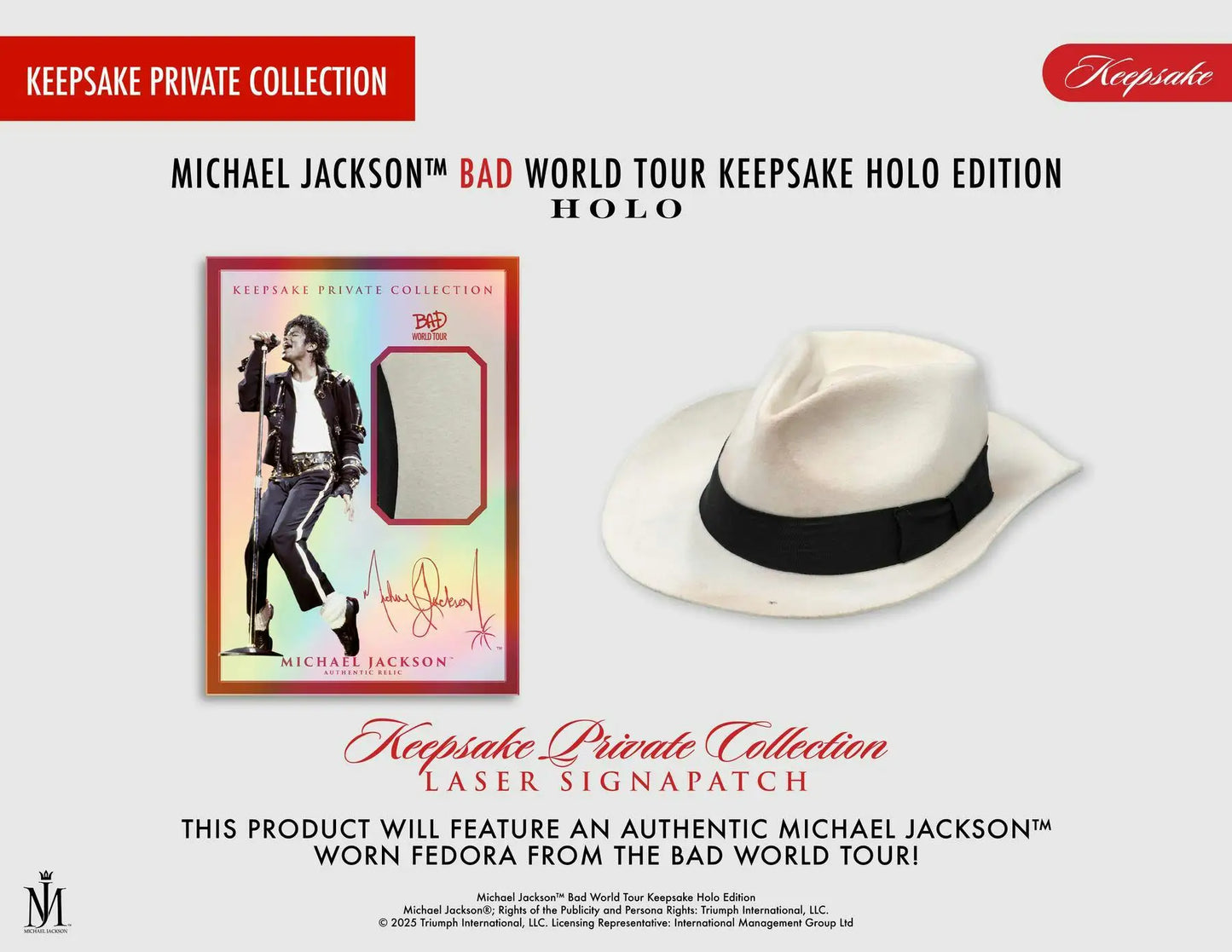 2026 Keepsake Michael Jackson Bad World Tour Holo Breakers Edition Box | Columbia Sports Cards - Entertainment Card Box