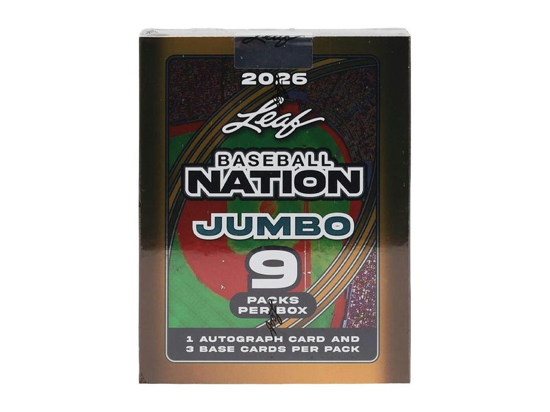 2026 Leaf Baseball Nation Hobby Jumbo Box | Columbia Sports Cards - Columbia Sports Cards