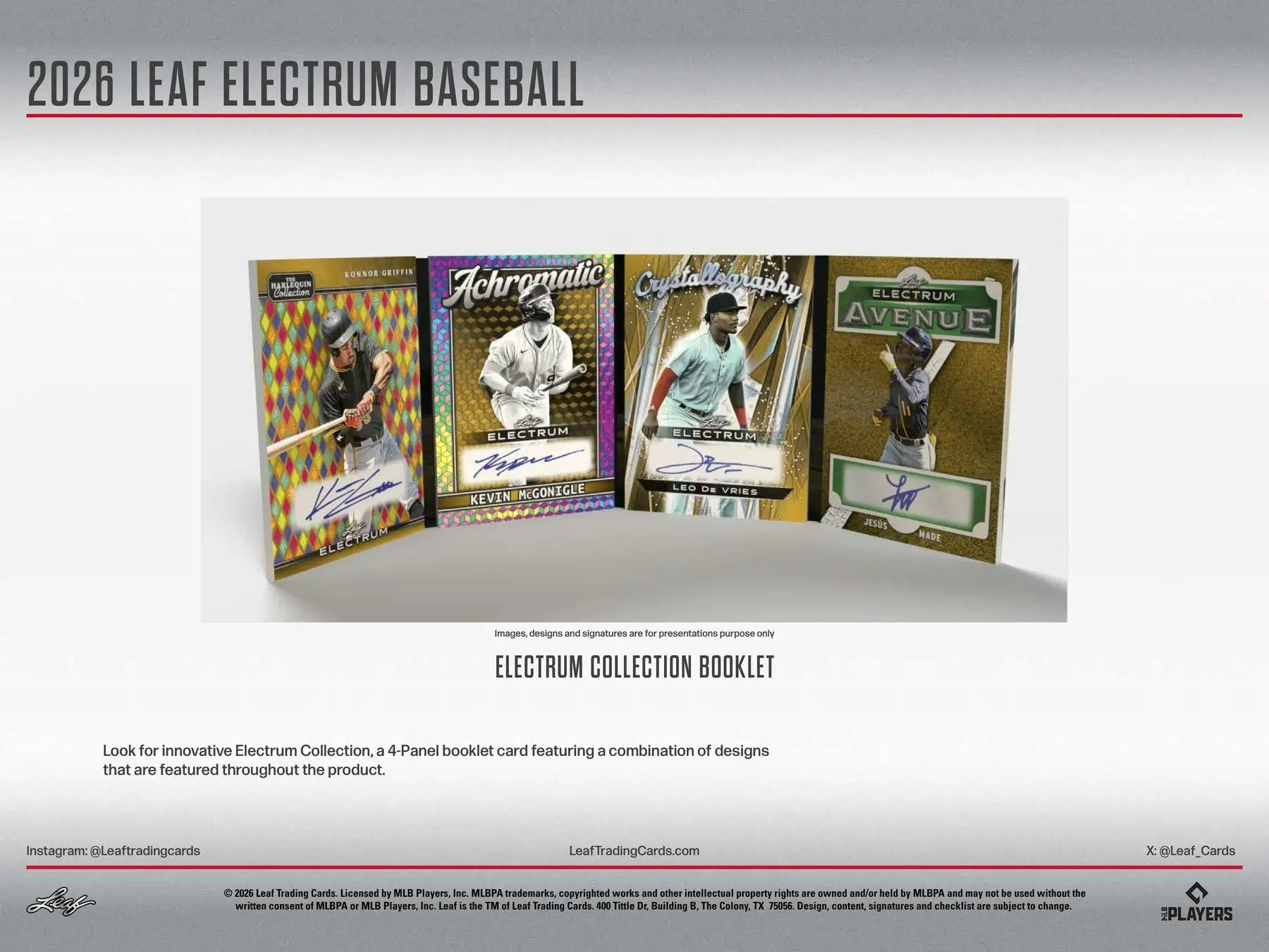 2026 Leaf Electrum Baseball Hobby Box | Columbia Sports Cards - Baseball Card Box
