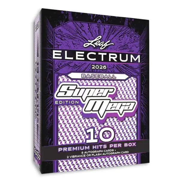 2026 Leaf Electrum Baseball Super Mega Box | Columbia Sports Cards - Baseball Card Box