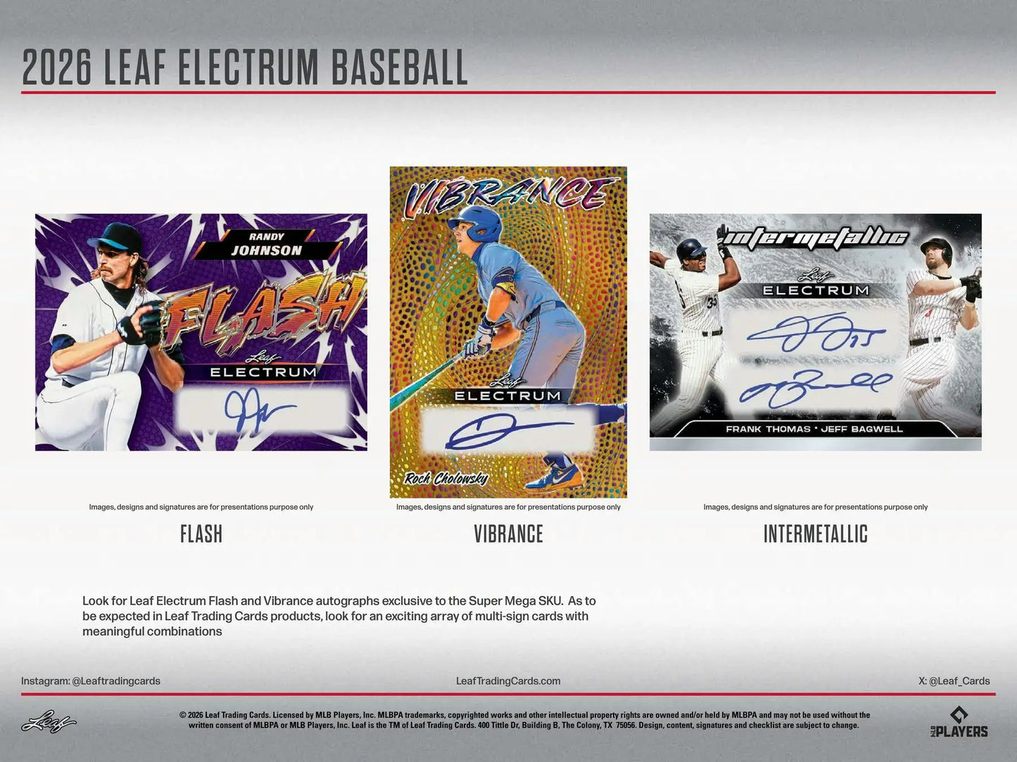 2026 Leaf Electrum Baseball Super Mega Box | Columbia Sports Cards - Baseball Card Box