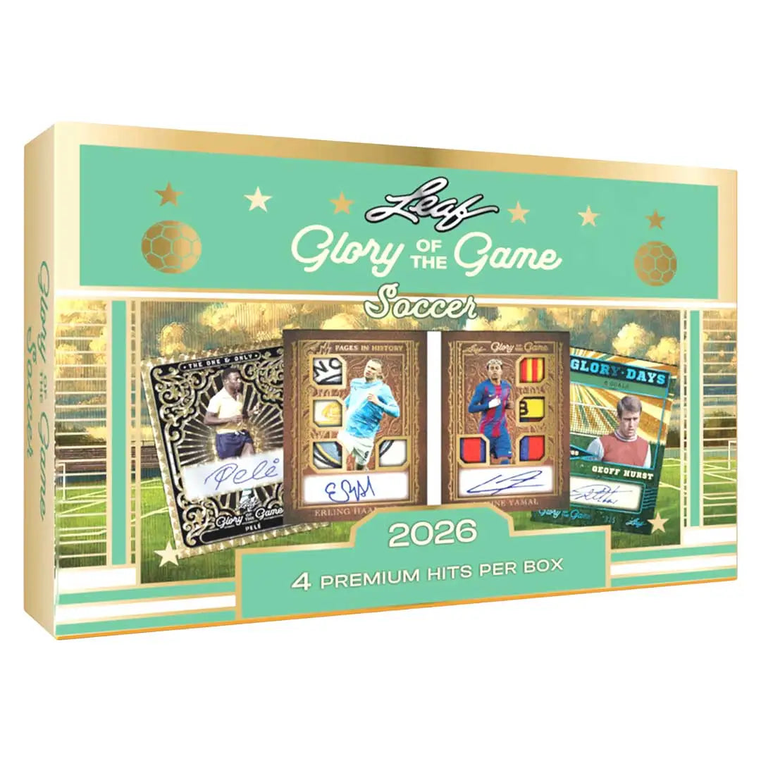 2026 Leaf Glory of the Game Soccer Hobby Box | Columbia Sports Cards - Soccer Card Box